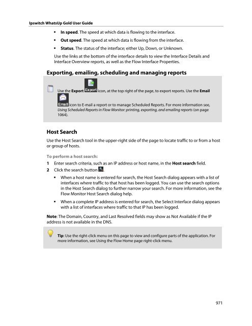 Ipswitch WhatsUp Gold User Guide - Ipswitch Documentation Server