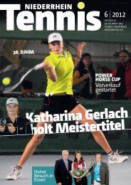 Dezember NT 12/2010 - Tennis-Verband Niederrhein e.V.
