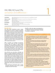 HIV, HBV, HCV and STIs: similarities and differences - ASHM