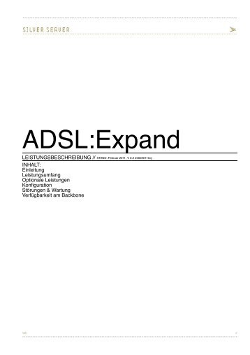 ADSL:Expand - Silver Server