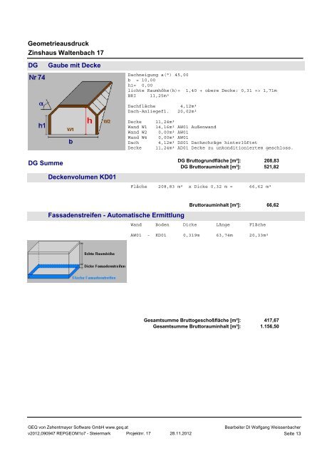 bauphysikalischer nachweis - Immobilien Datenbank