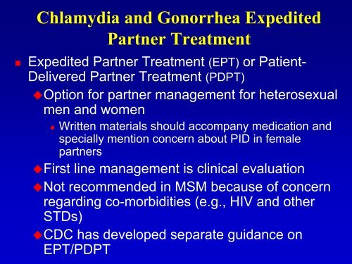 New Directions In STD Treatment - University of Hawaii