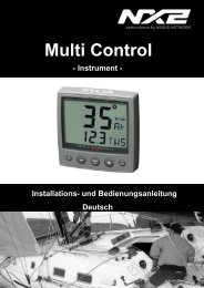 Instrument - Installations- und Bedienungsanleitung Multi Control