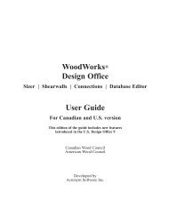 Software User Guide - Canadian Wood Council