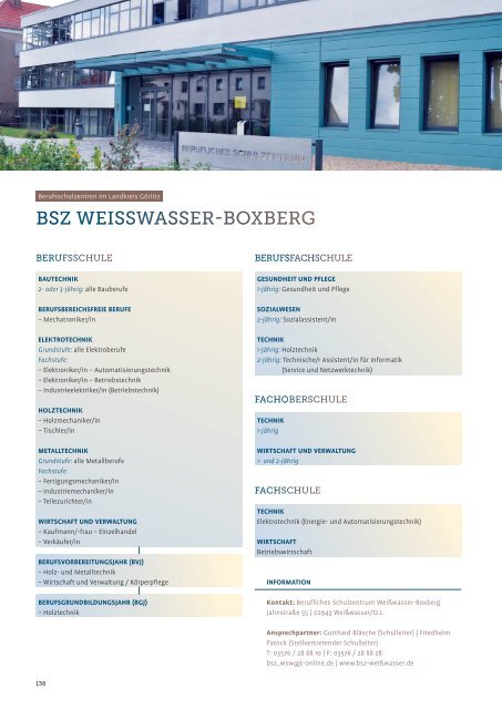 Insider - Der Ausbildungsatlas für den Landkreis Görlitz, 2