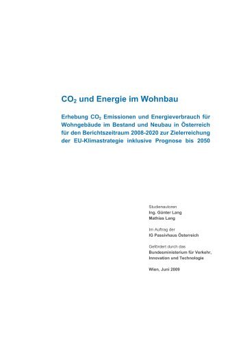 CO2 und Energie im Wohnbau - Bbn.at