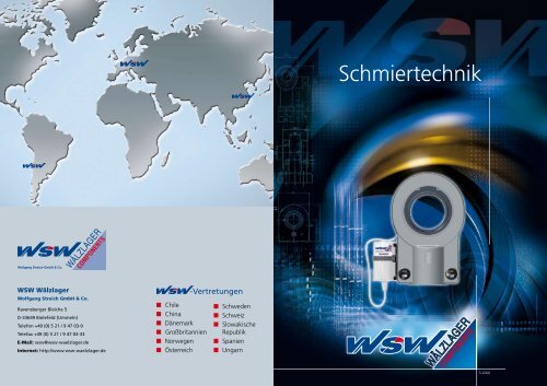 Schmiertechnik - WSW Wälzlager