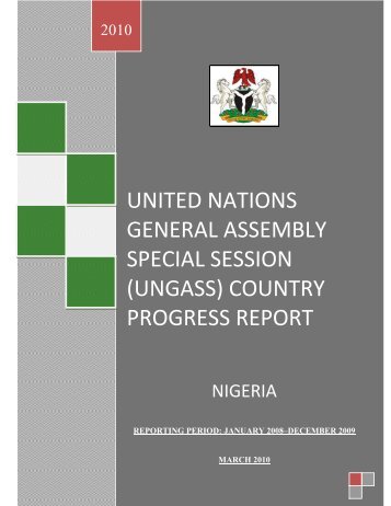Nigeria - 2010 Country Progress Report - unaids
