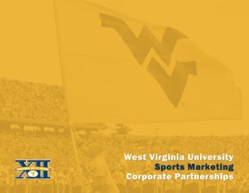 West Virginia University Sports Marketing ... - WVUsports.com