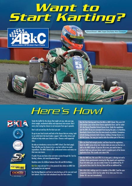 ABkc 8 page - Association of British Kart Clubs