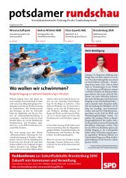 Wo wollen wir schwimmen? - SPD Potsdam