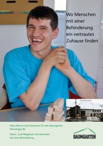 Wo Menschen mit einer Behinderung ein vertrautes Zuhause finden