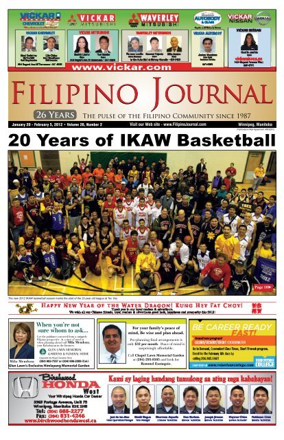 20 Years of IKAW Basketball - Filipino Journal