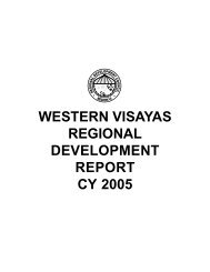 western visayas regional development report cy 2005 - NEDA-RDC VI