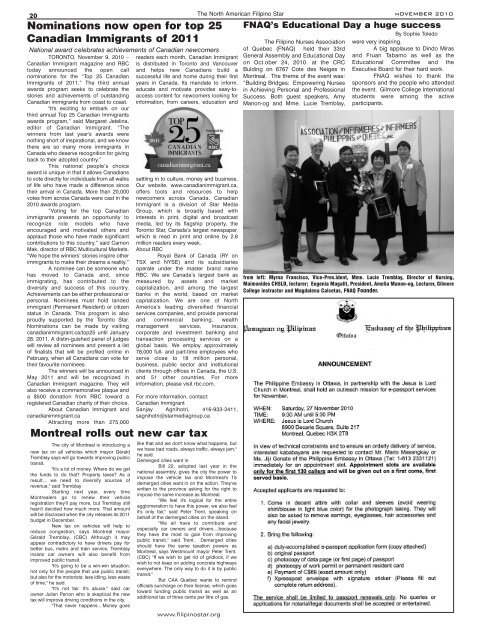 Filipino Star - November 2010 Issue