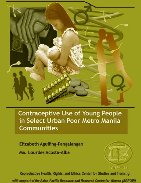 Contraceptive use of young people in select urban - Youth Sextion