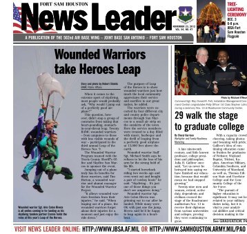 Wounded Warriors take Heroes Leap - Randolph Air Force Base