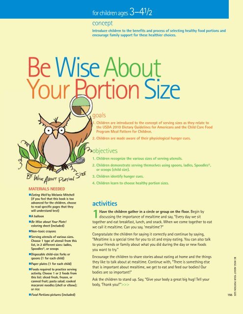 Spoodle Serving Size Chart