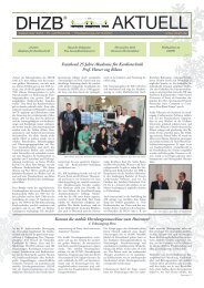 'DHZB aktuell' Ausgabe Dezember 2012 - Deutsches Herzzentrum ...