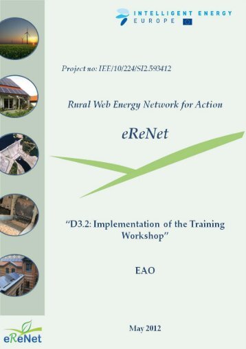 D3.2: Implementation of the Training Workshop -1- - erenet
