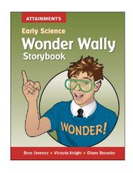 Wonder Wally Storybook Sample - Attainment Company