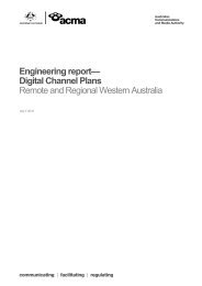 Engineering reportâ€”Digital Channel Plans - Remote ... - ACMA