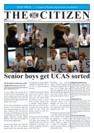 Senior boys get UCAS sorted - the City of London School