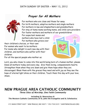 NEW PRAGUE AREA CATHOLIC COMMUNITY - Saint Wenceslaus ...