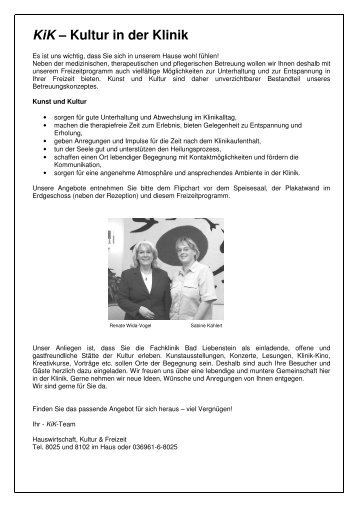 Unsere Highlights im Oktober 2011 - m&i-Fachklinik Bad Liebenstein