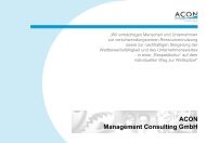 ACON Management Consulting GmbH