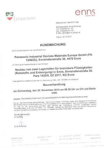 KDM Panasonic - Enns