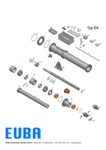 Ersatzteilliste Typ D4 - Euba-Antriebstechnik Eller GmbH