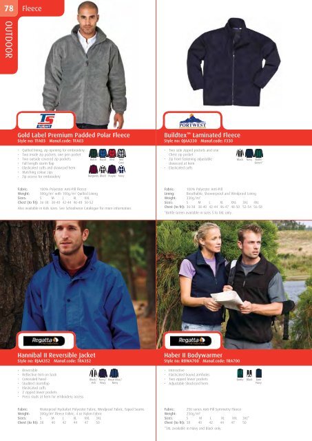 Workwear Catalogue - Paris Embroidery