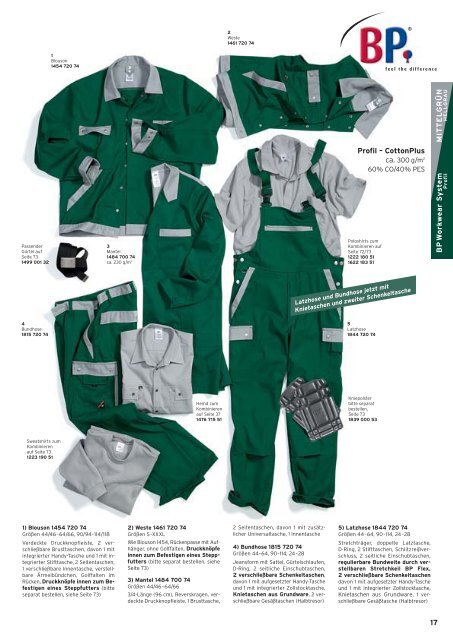 BP Workwear System. - Olympus Zwolle