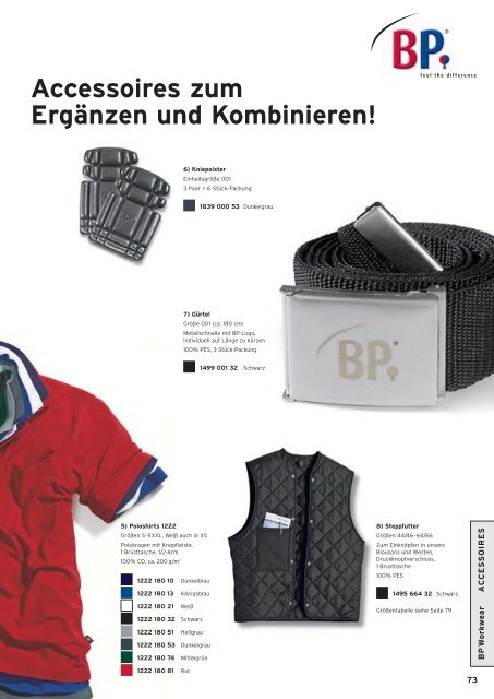 BP Workwear System. - Olympus Zwolle