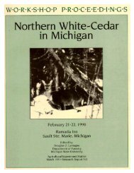 Workshop Proceedings: Northern White Cedar in Michigan