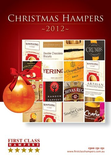 Download our Christmas brochure - First Class Hampers