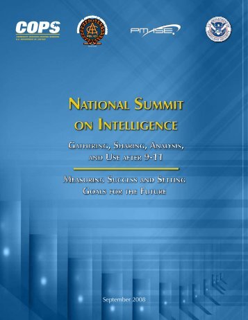 National Summit on Intelligence - Federation of American Scientists
