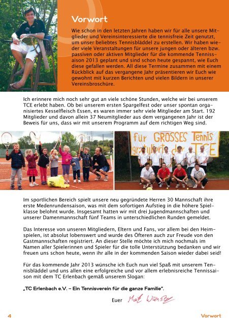 Medenrunde - Tennisclubs Erlenbach e.V.