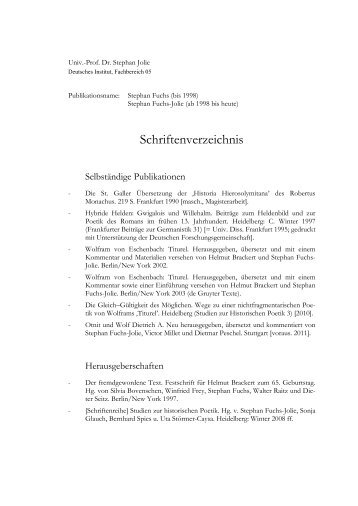 Publikationen (-.pdf) - Johannes Gutenberg-Universität Deutsches ...
