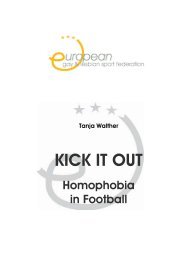 Kick it out – Homophobia in Football - Fare