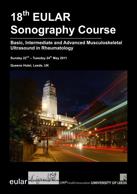 18 EULAR Sonography Course
