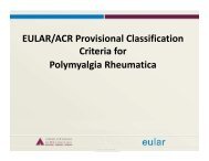 EULAR/ACR Provisional Classification Criteria for Polymyalgia ...
