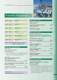 Scientific Programme