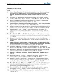 EULAR Compendium on Rheumatic Diseases