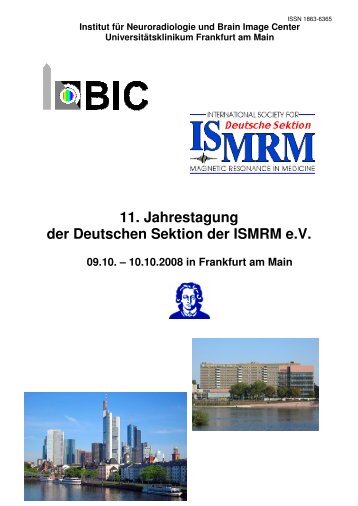 Abstractband - Deutsche Sektion der ISMRM eV