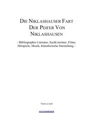 Bibliographie Niklashauser Fart / Pfeifer von ... - Traum-a-land