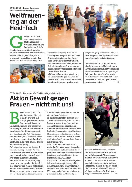 KVBW-Magazin 1202 - Bushido Oberkirch