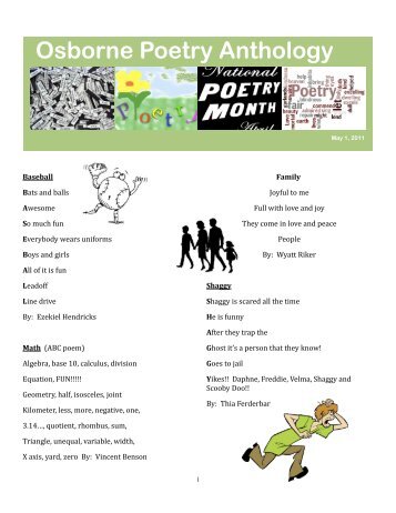 Osborne Poetry Anthology