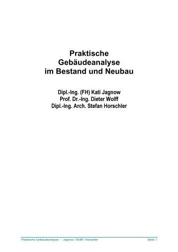 Praktische Gebäudeanalyse im Bestand und Neubau - delta-q